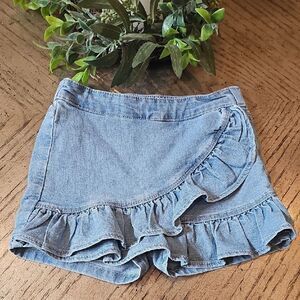 Jean Ruffle Skort Size 6